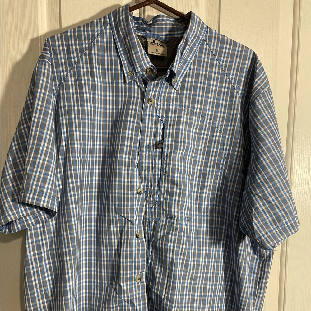 Mountain Experience mens vented outdoor fishing hiking shirt Size XL
